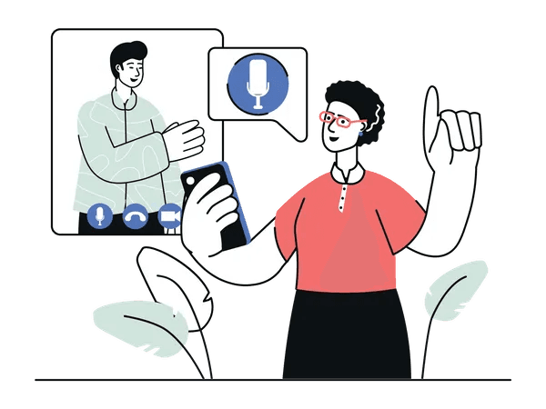 Expert consultation illustration